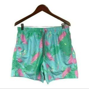 PacSun Boardies Malibu Blue and Green Swim Trunks Size XL, New with Tags